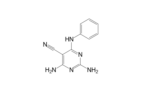 4-anilino-2,6-diamino-5-pyrimidinecarbonitrile