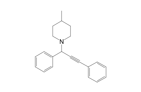 1-(1,3-Diphenylprop-2-yn-1-yl)-4-methylpiperidine