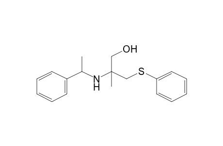 2-Methyl-2-[(1-phenylethyl)amino]-3-(phenylsulfanyl)-1-propanol