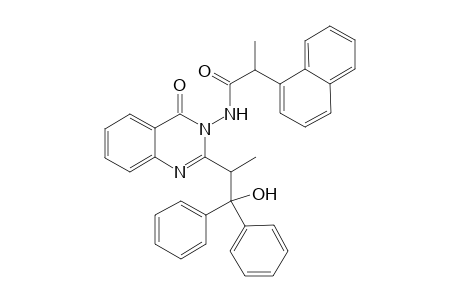 2-(2,2-Diphenyl-2-hydroxy-1-methylethyl)-3-[2-(1-naphthalene)propionylamino)quinazolin-4(3H)-one