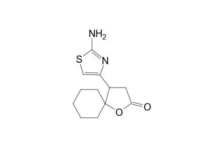 4-(2-Amino-thiazol-4-yl)-1-oxa-spiro[4.5]decan-2-one