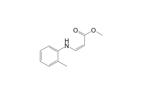 (Z)-methyl 3-(o-tolylamino)acrylate