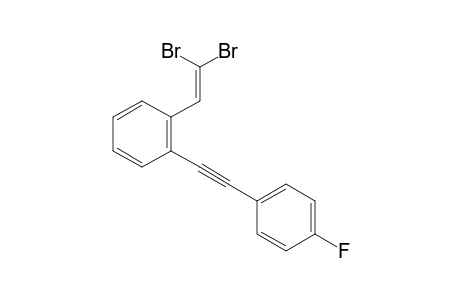 1-(2,2-dibromovinyl)-2-((4-fluorophenyl)ethynyl)benzene