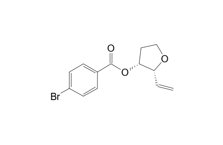 (2R*,3R*)-2-Ethenyltetrahydrofuran-3-yl p-bromobenzoate