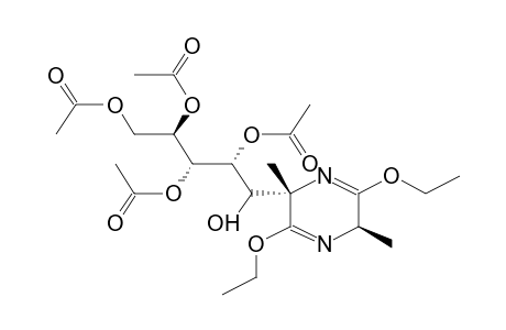 (3S,6S,1'R OR S)-3-(1-HYDROXY-2,3,4,5-TETRAACETOXY-L-ARABINO-PENTYL)-3,6-DIHYDRO-3,6-DIMETHYL-2,5-DIETHOXYPIPERAZIN