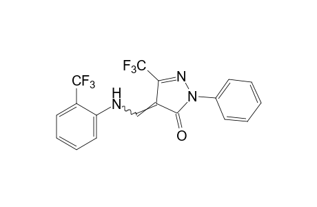 1-PHENYL-3-(TRIFLUOROMETHYL)-4-[(alpha,alpha,alpha-TRIFLUORO-o-TOLUIDINO)METHYLENE]-2-PYRAZOLIN-5-ONE