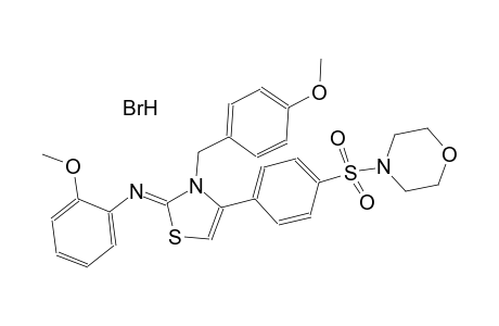 N-((2Z)-3-(4-methoxybenzyl)-4-[4-(4-morpholinylsulfonyl)phenyl]-1,3-thiazol-2(3H)-ylidene)-N-(2-methoxyphenyl)amine hydrobromide