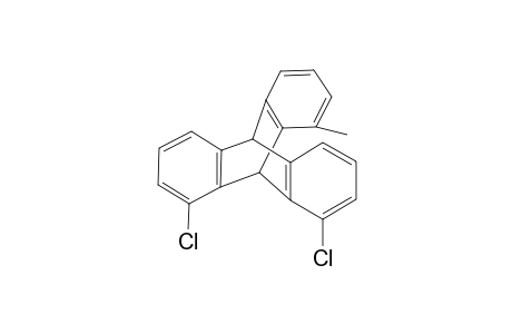 9,10[1',2']-Benzenoanthracene, 1,8-dichloro-9,10-dihydro-13-methyl-