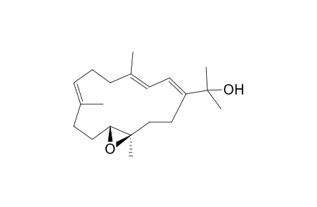 11,12-Epoxy-1,3,7-Cembratrien-15-ol