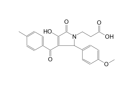 1H-pyrrole-1-propanoic acid, 2,5-dihydro-3-hydroxy-5-(4-methoxyphenyl)-4-(4-methylbenzoyl)-2-oxo-