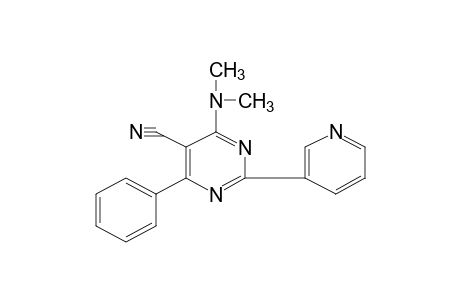 4-(DIMETHYLAMINO)-6-PHENYL-2-(3-PYRIDYL)-5-PYRIMIDINECARBONITRILE