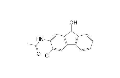 N-(3-chloro-9-hydroxy-9H-fluoren-2-yl)acetamide