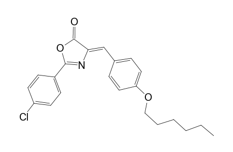 (4Z)-2-(4-chlorophenyl)-4-[4-(hexyloxy)benzylidene]-1,3-oxazol-5(4H)-one