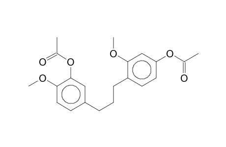 1-(4-ACETOXY-2-METHOXYPHENYL)-3-(3-ACETOXY-4-METHOXYPHENYL)-PROPANE