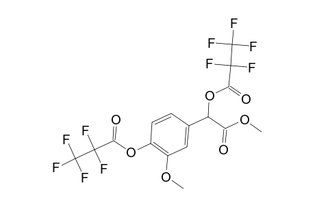 2-Methoxy-4-(2-methoxy-2-oxo-1-[(2,2,3,3,3-pentafluoropropanoyl)oxy]ethyl)phenyl 2,2,3,3,3-pentafluoropropanoate