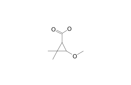 2,2-Dimethyl-3-methoxy-cyclopropane-1-carboxylic acid