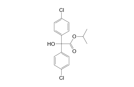 Benzeneacetic acid, 4-chloro-.alpha.-(4-chlorophenyl)-.alpha.-hydroxy-, 1-methylethyl ester