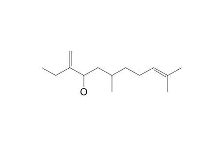 6,10-Dimethyl-3-methylene-9-undecen-4-ol