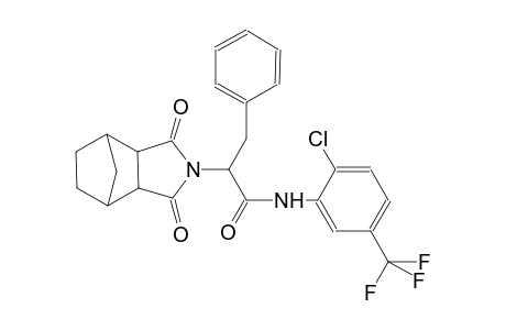 N-(2-chloro-5-(trifluoromethyl)phenyl)-2-(1,3-dioxohexahydro-1H-4,7-methanoisoindol-2(3H)-yl)-3-phenylpropanamide