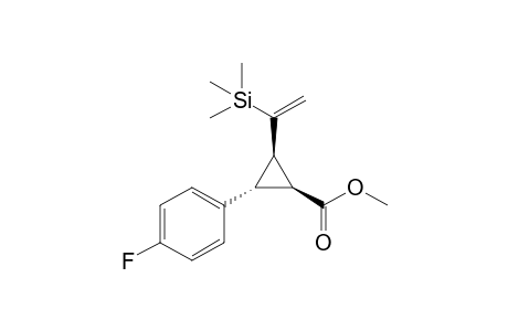 trans-2-(4-Fluorophenyl)-cis-3-((trimethylsilyl)vinyl)-1-(methoxycarbonyl)cyclopropane