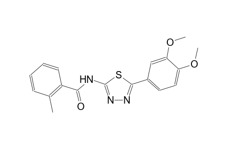 benzamide, N-[5-(3,4-dimethoxyphenyl)-1,3,4-thiadiazol-2-yl]-2-methyl-