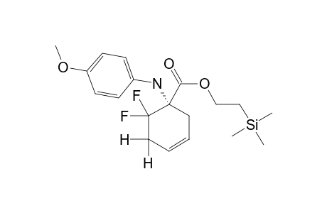 (+/-)-2-(TRIMETHYLSILYL)-ETHYL-6,6-DIFLUORO-1-[(4-METHOXYPHENYL)-AMINO]-3-CYCLOHEXENE-1-CARBOXYLATE