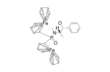 N-((1-R,2-S)-1-HYDROXY-1-PHENYLPROPAN-2-YL)-N-METHYL-P,P-DIFERROCENYLPHOSPHINIC-AMIDE