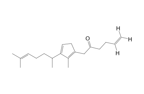 1-[3-(1,5-dimethyl-4-hexenyl)-2-methyl-1,3-cyclopentadien-1-yl]-5-hexen-2-one