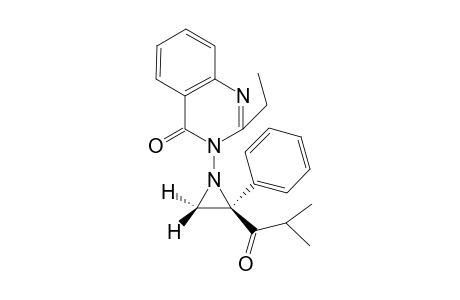 2-ethyl-3-[(2R)-2-isobutyryl-2-phenyl-ethylenimin-1-yl]quinazolin-4-one