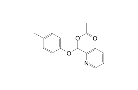 (4-Methylphenoxy)(pyridin-2-yl)methyl acetate