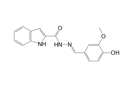 indole-2-carboxylic acid, vanillylidenehydrazide