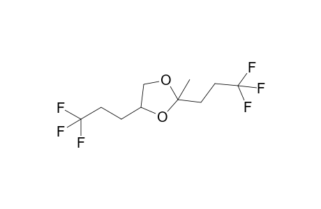 4-Methyl-2,4-bis[3',3',3'-trifluoropropyl]-1,3-dioxacyclopentane