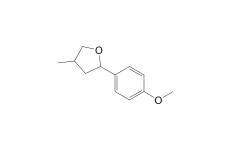 2-(4-Methoxyphenyl)-4-methyltetrahydrofuran