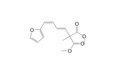 Propanedioic acid, [4-(2-furanyl)-1,3-butadienyl]methyl-, dimethyl ester, (E,Z)-