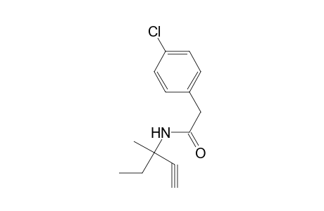 2-(4-Chlorophenyl)-N-(1-ethyl-1-methyl-prop-2-ynyl)acetamide