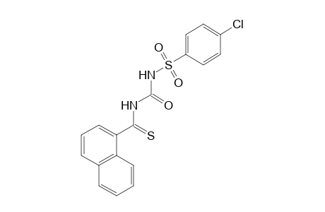 1-[(p-chlorophenyl)sulfonyl]-3-(thio-1-naphthoyl)urea