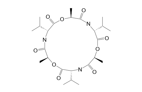 CYCLO-D-LACTOYL-L-VALYL-D-LACTOYL-L-VALYL-D-LACTOYL-L-VALINE