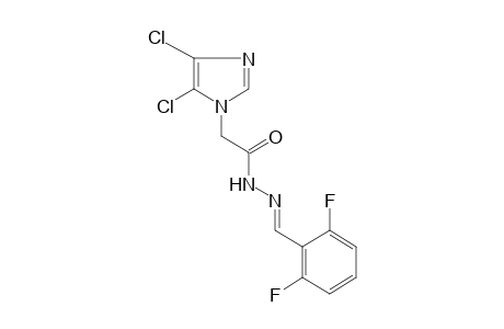 4,5-dichloroimidazole-1-acetic acid, (2,6-difluorobenzylidene)hydrazide