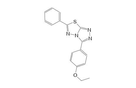ethyl 4-(6-phenyl[1,2,4]triazolo[3,4-b][1,3,4]thiadiazol-3-yl)phenyl ether