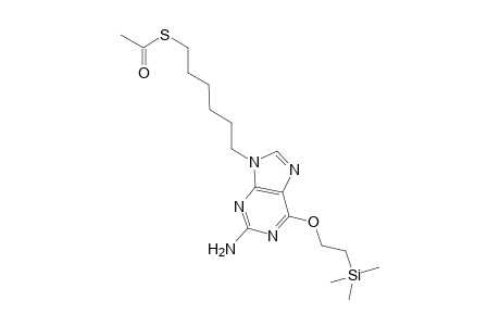 6-[2'-Amino-6-(2'-(trimethylsilyl)ethoxy]-9H-purin-9'-yl]hexyl thioacetate