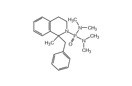 1-benzyl-2-[bis(dimethylamino)phosphinyl]-1-methyl-1,2,3,4-tetrahydroisoquinoline