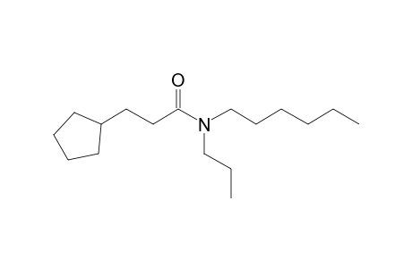 Propionamide, 3-cyclopentyl-N-propyl-N-hexyl-