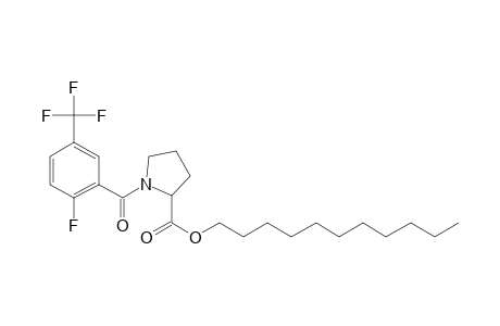 L-Proline, N-(2-fluoro-5-trifluoromethylbenzoyl)-, undecyl ester