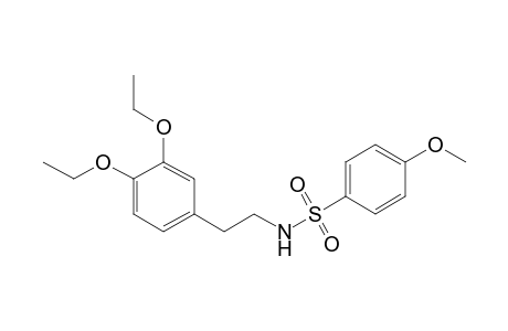 benzenesulfonamide, N-[2-(3,4-diethoxyphenyl)ethyl]-4-methoxy-