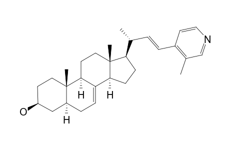 (3.beta.)-Hydroxy-23-(3-methylpyridin-4-yl)-24-nor-5.alpha.,22E-chola-7,22-diene