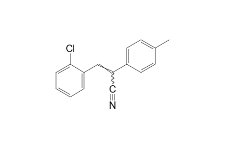 3-(o-chlorophenyl)-2-p-tolylacrylonitrile