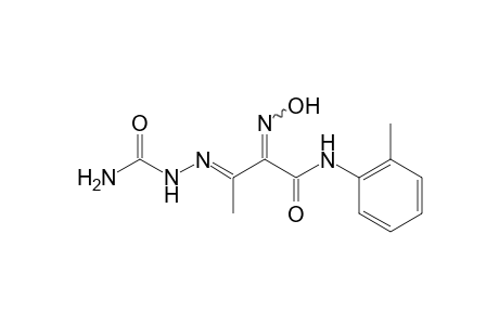 2,3-Dioxo-o-butyrotoluidine, 2-oxime 3-semicarbazone