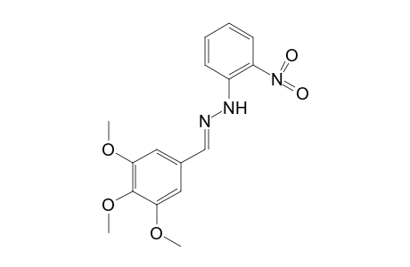 3,4,5-trimethoxybenzaldehyde, (o-nitrophenyl)hydrazone