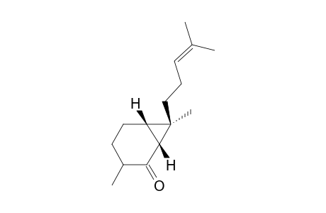 (1R,6S,7R)-3,7-dimethyl-7-(4-methylpent-3-enyl)norcaran-2-one