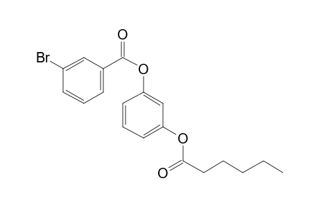 1,3-Benzenediol, o-(3-bromobenzoyl)-o'-hexanoyl-